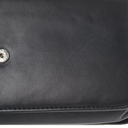 Chanel Lambskin Quilted Boy Wallet On Chain WOC Black 11 of 12