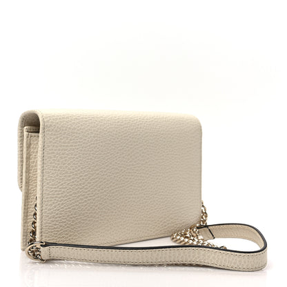 Gucci Dollar Calfskin Interlocking G Chain Wallet Ivoire 3 of 7