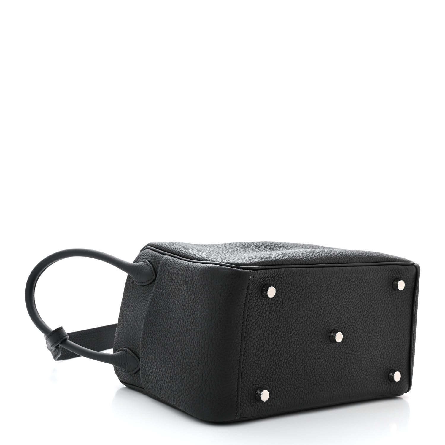 Hermes Taurillon Clemence Lindy 26 Black 4 of 11