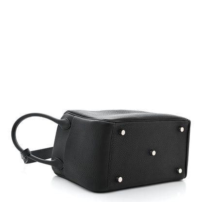 Hermes Taurillon Clemence Lindy 26 Black 4 of 11