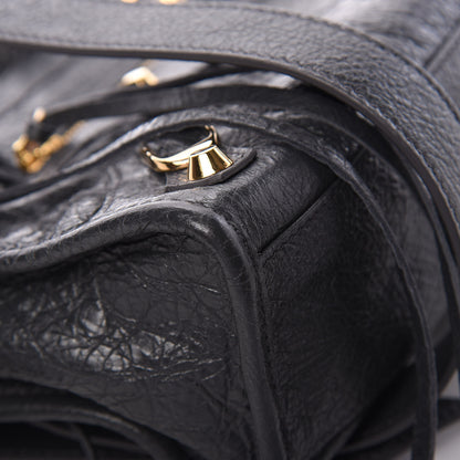 Balenciaga Agneau Classic Gold Hardware Mini City Gris Fossile 6 of 10