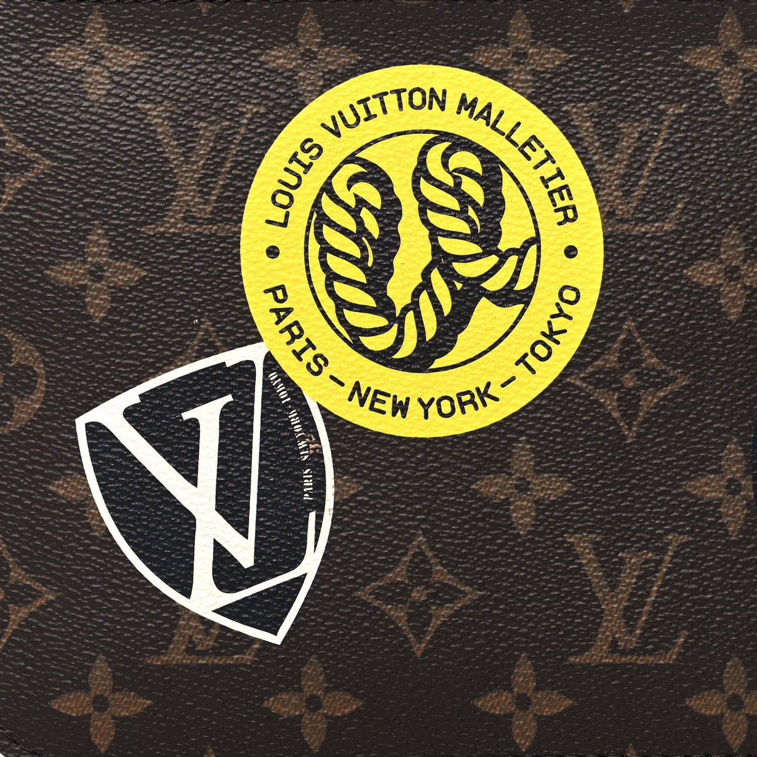 Louis Vuitton Monogram World Tour Neverfull MM GM Pochette 7 of 7
