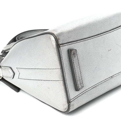 Givenchy Metallic Sugar Goatskin Mini Antigona Silver 9 of 12