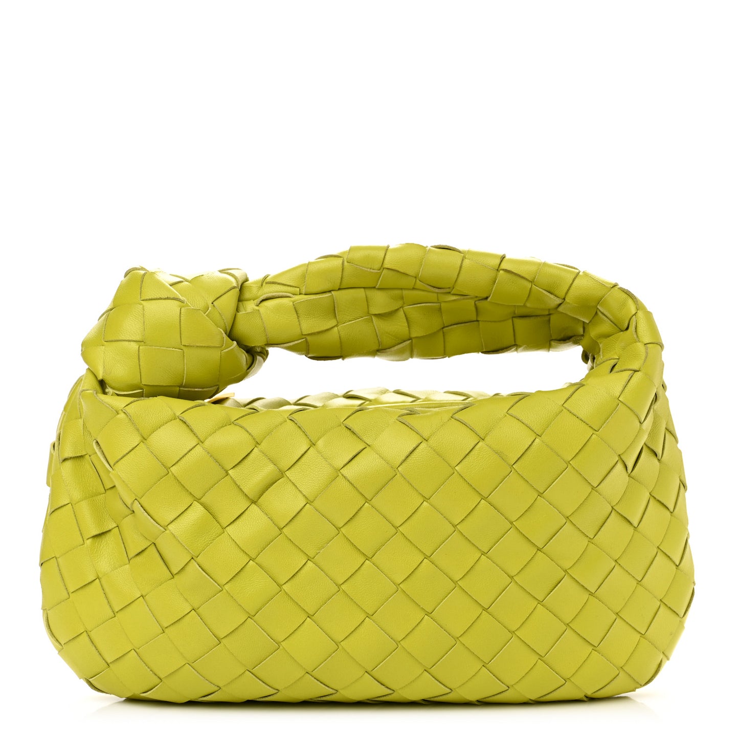 Nappa Intrecciato Mini Jodie Kiwi