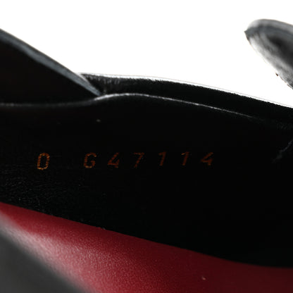 Chanel Glazed Calfskin CC Slingback Flats 37 Black 9 of 10