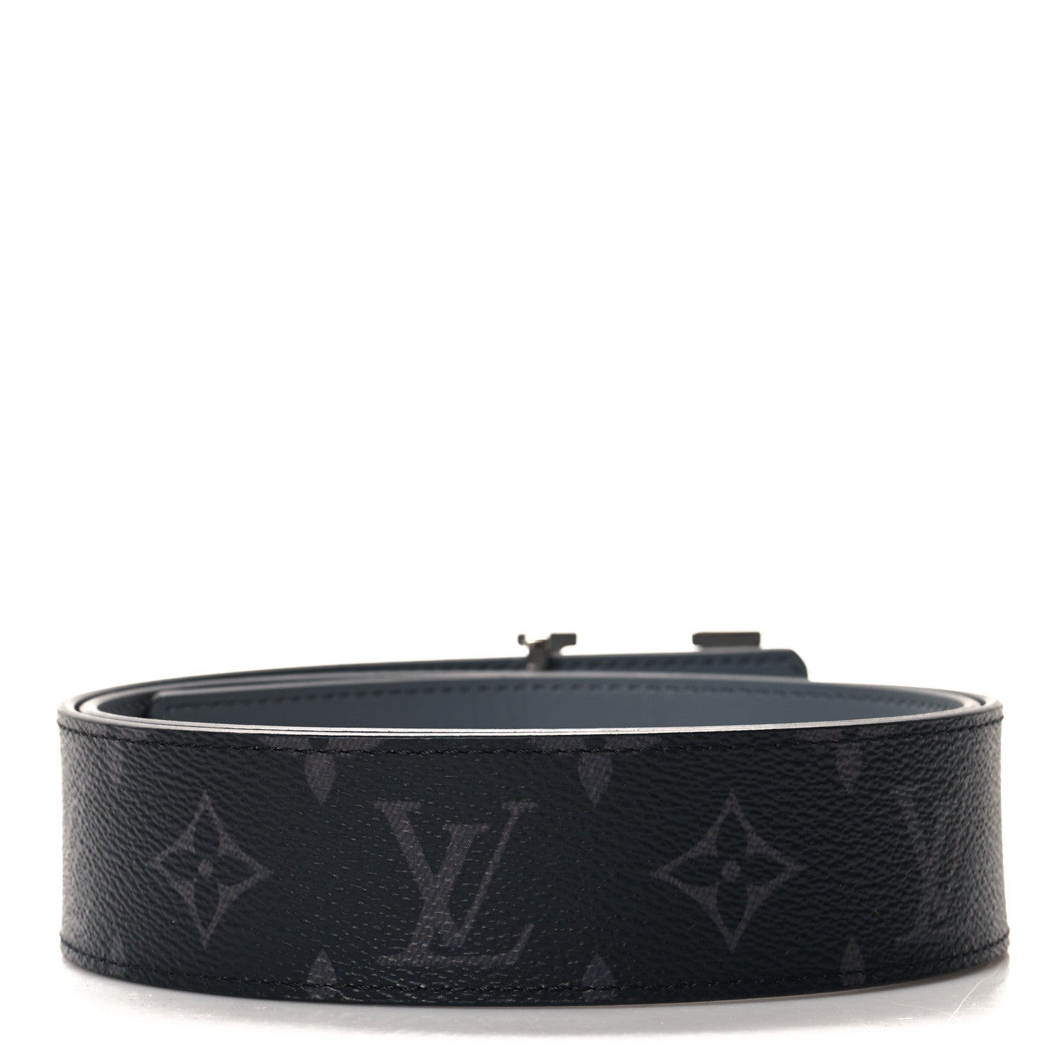 Louis Vuitton Monogram Eclipse 40mm LV Initiales Reversible Belt  85 34 2 of 5