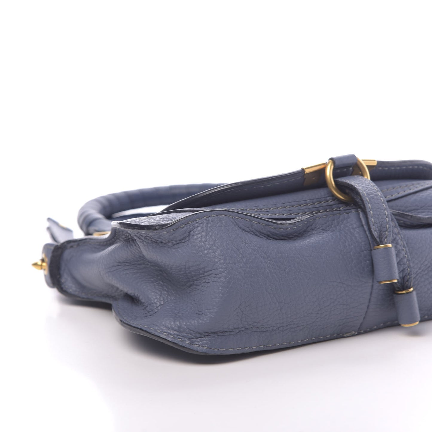 Calfskin Mini Marcie Satchel Street Blue