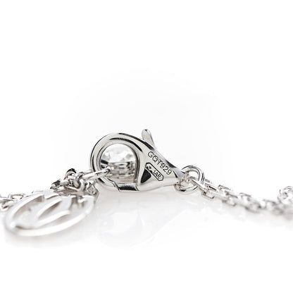 Cartier 18K White Gold Diamond LM D'Amour Pendant Necklace 3 of 5