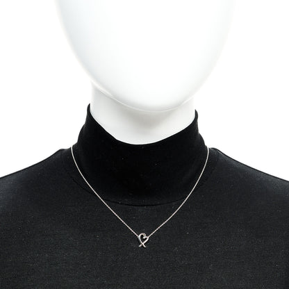 Tiffany Sterling Silver Small Paloma Picasso Loving Heart Pendant Necklace 2 of 6