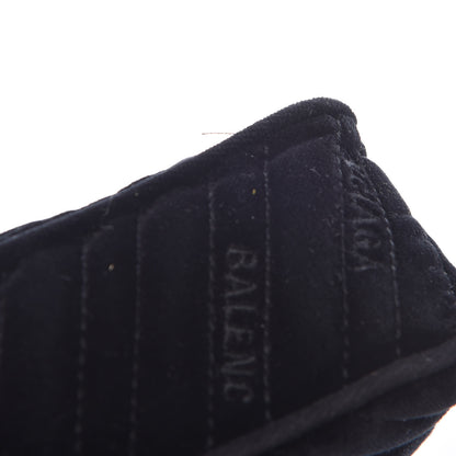 Balenciaga Velvet Logo Matelasse BB Chain Wallet Black 11 of 11