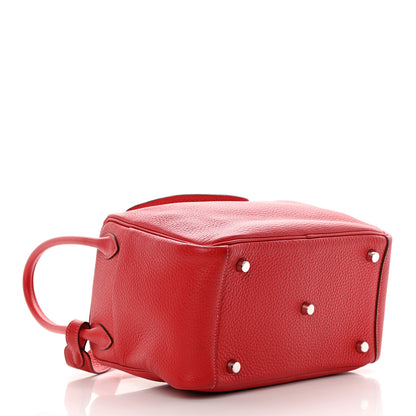 Hermes Taurillon Clemence Verso Lindy 26 Rouge Casaque Bougainvillea 4 of 17