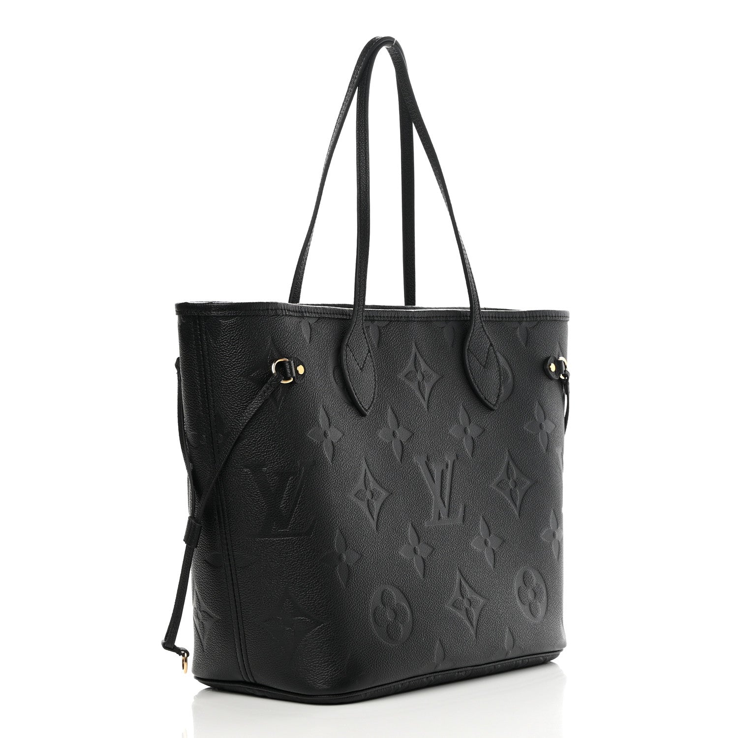 Louis Vuitton Empreinte Monogram Giant Neverfull MM Black 3 of 9