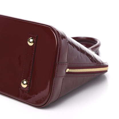 Louis Vuitton Vernis Alma PM Griotte 8 of 9