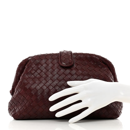 Bottega Veneta Nappa Intrecciato The Lauren 1980 Clutch Gigolo Red 2 of 6