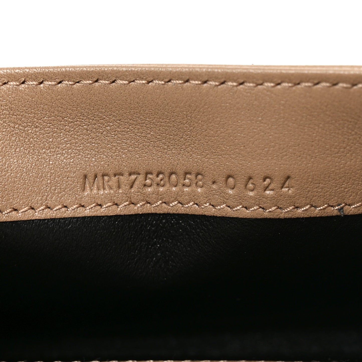 Lambskin Carre Quilted Cassandre Compact Envelope Card Case Dark Toffee