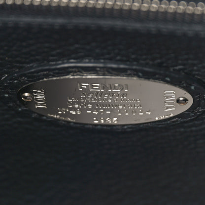 Fendi Cuoio Romano Selleria Bi-Color Large Peekaboo Iconic Fit Satchel Amazzonia Black 6 of 8