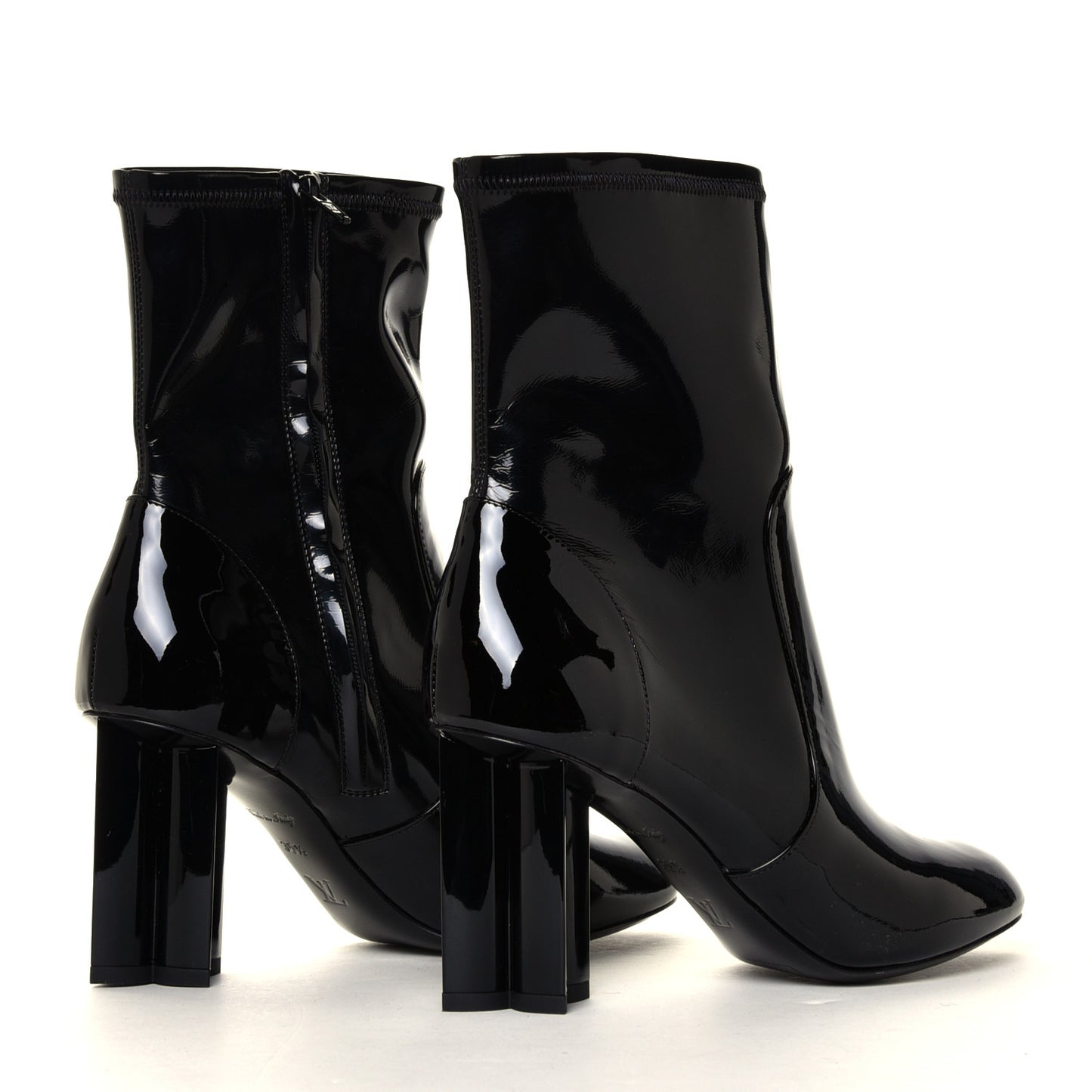 Patent Uniformes Silhouette Ankle Boots 35.5 Black