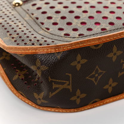 Louis Vuitton Monogram Perforated Musette Fuchsia 7 of 13