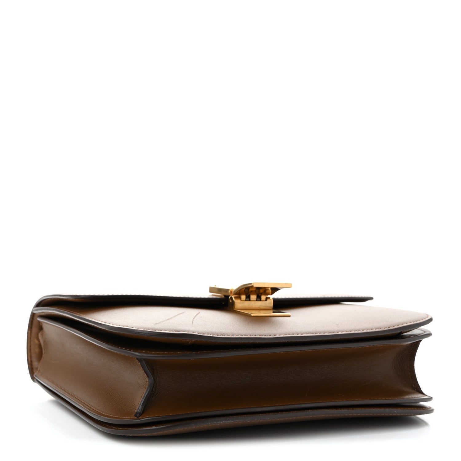Celine Box Calfskin Medium Classic Box Flap Bag Camel 1886459