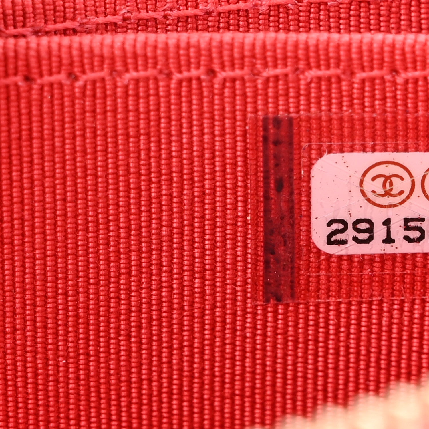 Chanel Caviar Quilted Zip Coin Purse Wallet Red 7 of 8