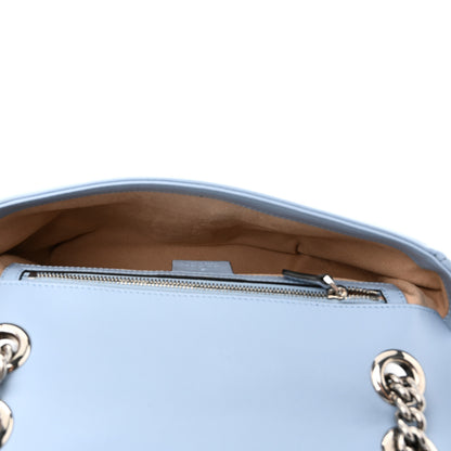 Gucci Calfskin Matelasse Small GG Marmont Shoulder Bag Porcelain Light Blue 5 of 10