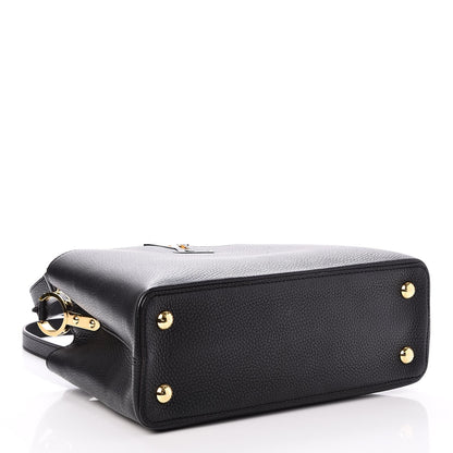 Louis Vuitton Taurillon Capucines PM Black 5 of 8
