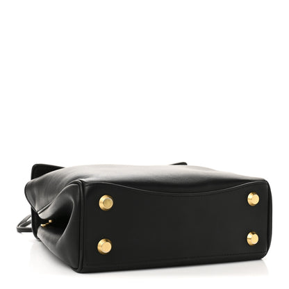 Balenciaga Natural Smooth Calfskin Mini Rodeo Top Handle Handbag Black 4 of 10