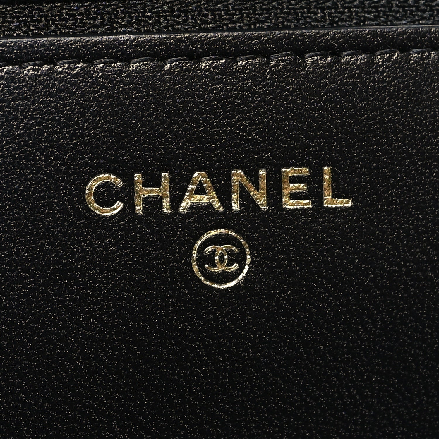 Chanel Lambskin Quilted Chanel 19 Wallet On Chain WOC Black 6 of 12