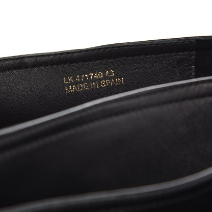 Saint Laurent Calfskin Men's Monogram Espadrilles 43 Black 8 of 9