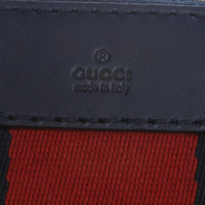 Gucci Monogram Selleria Calfskin Vintage Web Medium Boston Beige Blue 8 of 14