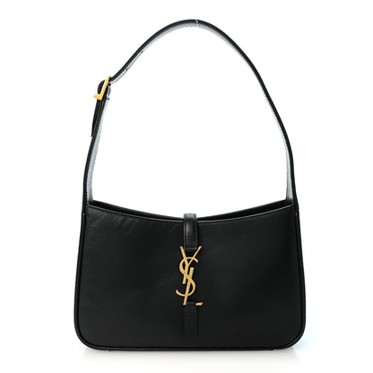 Saint Laurent Smooth Calfskin Le 5 A 7 Hobo Black 1 of 9