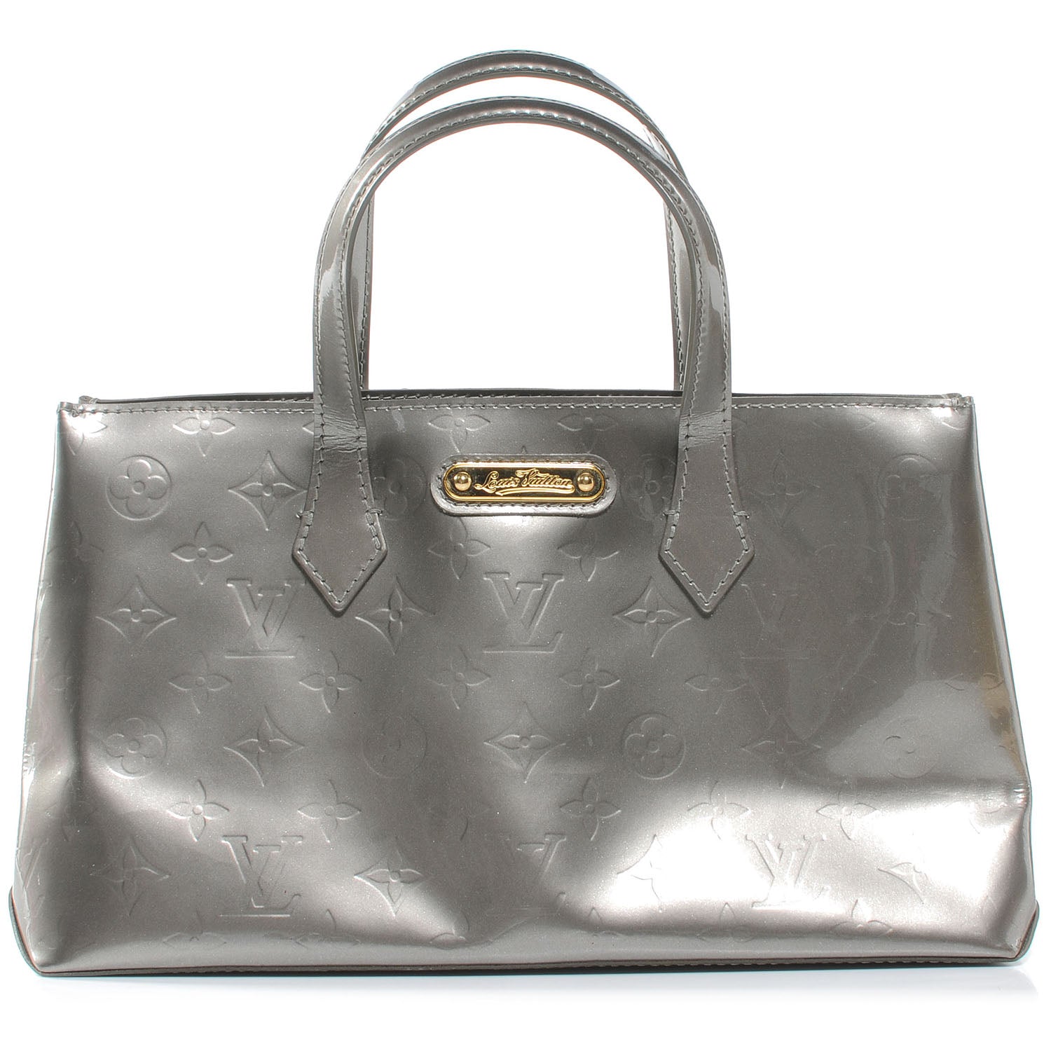 Louis Vuitton Vernis Wilshire PM Gris Art Deco 1 of 7