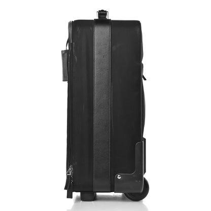Prada Tessuto Nylon Saffiano Trolley Luggage Black 9 of 21