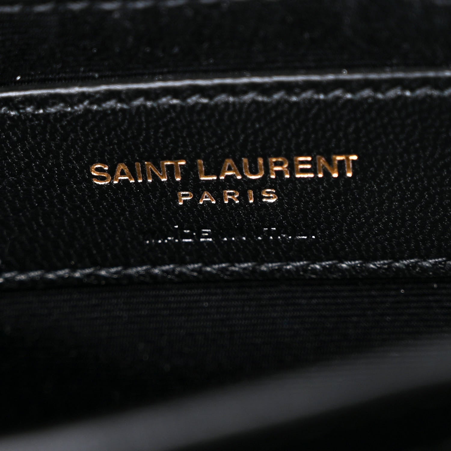 Saint Laurent Calfskin Y Quilted Monogram Toy Loulou Crossbody Bag Black 7 of 14