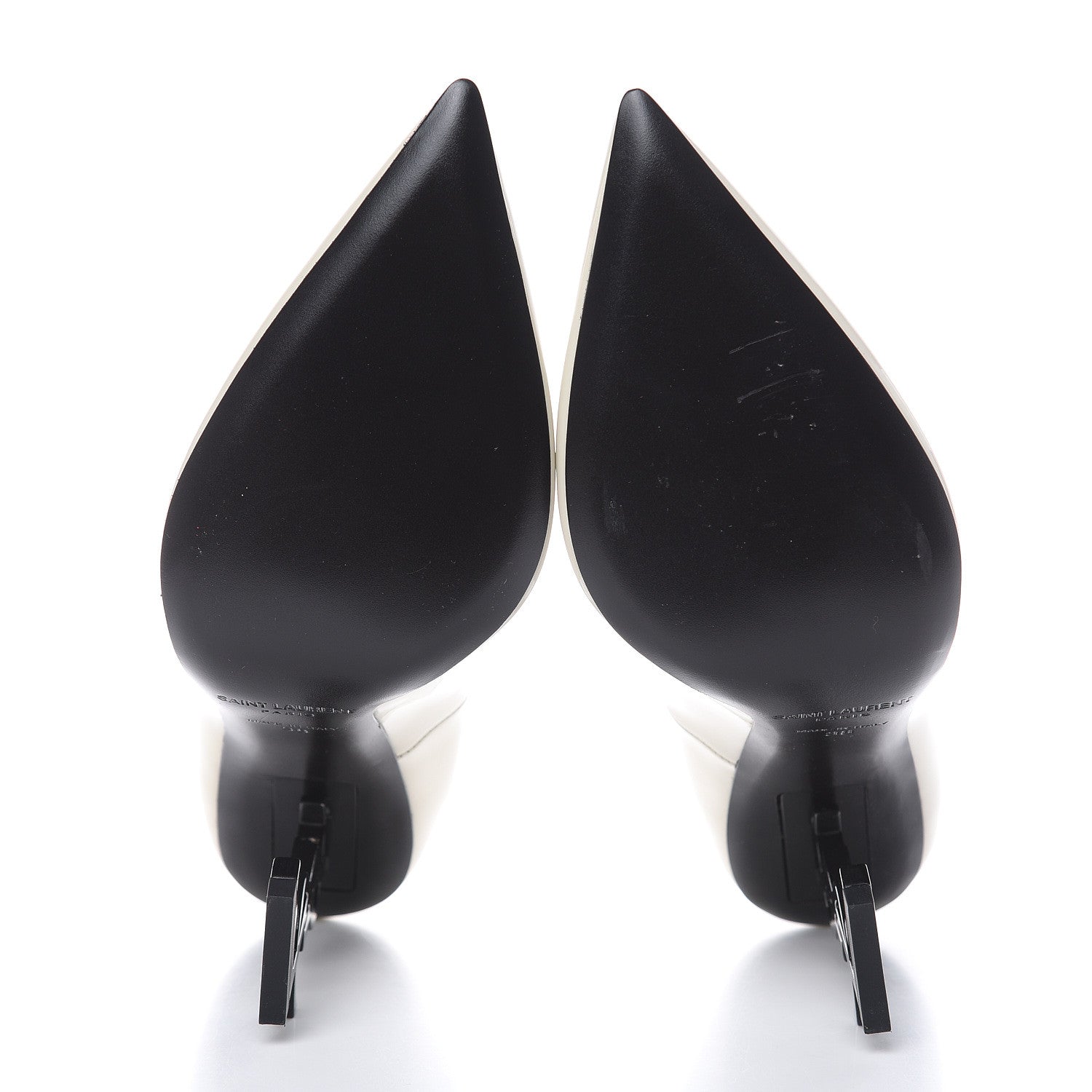 Saint Laurent Patent Opyum 100 Pumps 38 Neutro 5 of 8