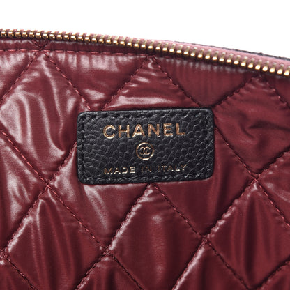 Chanel Caviar Quilted Medium Cosmetic Case Black 6 of 11
