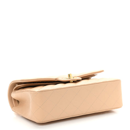 Chanel Caviar Quilted Small Double Flap Beige 4 of 9