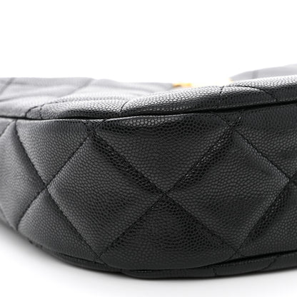 Chanel Caviar Quilted Hobo Black 9 of 11