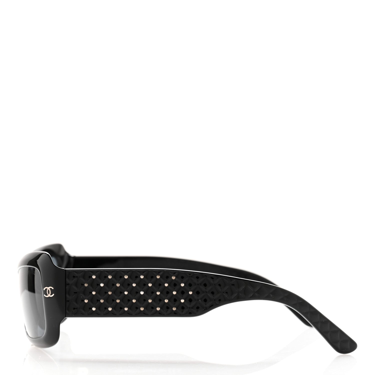 Chanel Studded CC Sunglasses 5099 Black 3 of 9