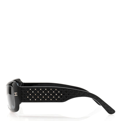 Chanel Studded CC Sunglasses 5099 Black 3 of 9
