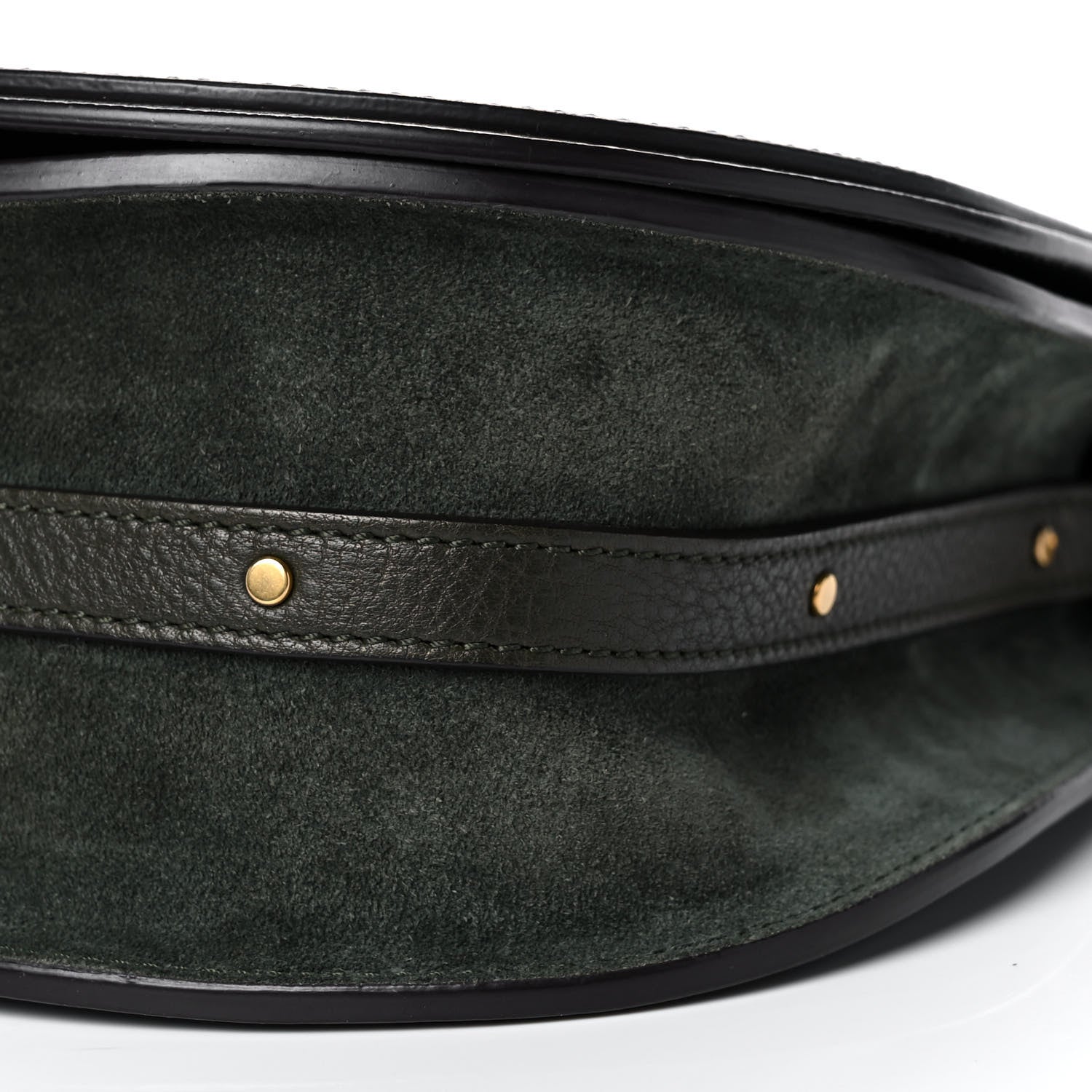 Chloe Calfskin Suede Medium Nile Bracelet Bag Black 12 of 12