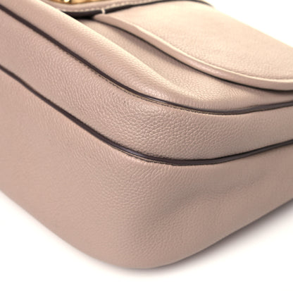 Marc Jacobs Calfskin Interlock Courier Messenger Taupe 10 of 13