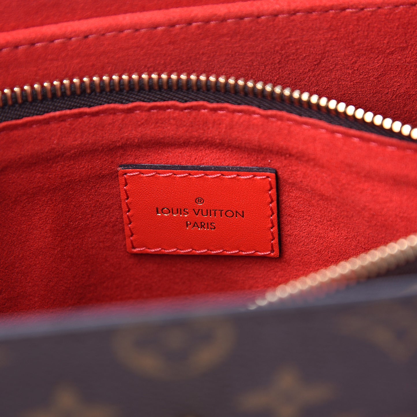 Monogram Flower Tote Coquelicot
