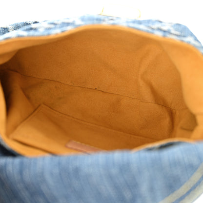 Louis Vuitton Monogram Denim Mini Pleaty Blue 5 of 13