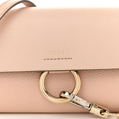 Chloe Calfskin Mini Faye Shoulder Bag Cement Pink 8 of 10