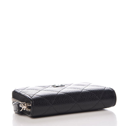 Chanel Caviar Quilted Zip Coin Purse Black 4 of 8