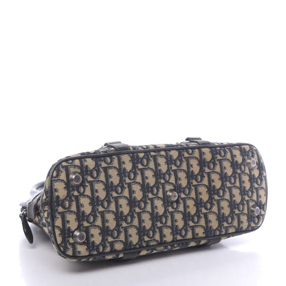 Christian Dior Monogram Traveler Satchel Navy 4 of 12