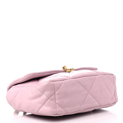 Chanel Goatskin Quilted Medium Chanel 19 Flap Light Pink 4 of 9
