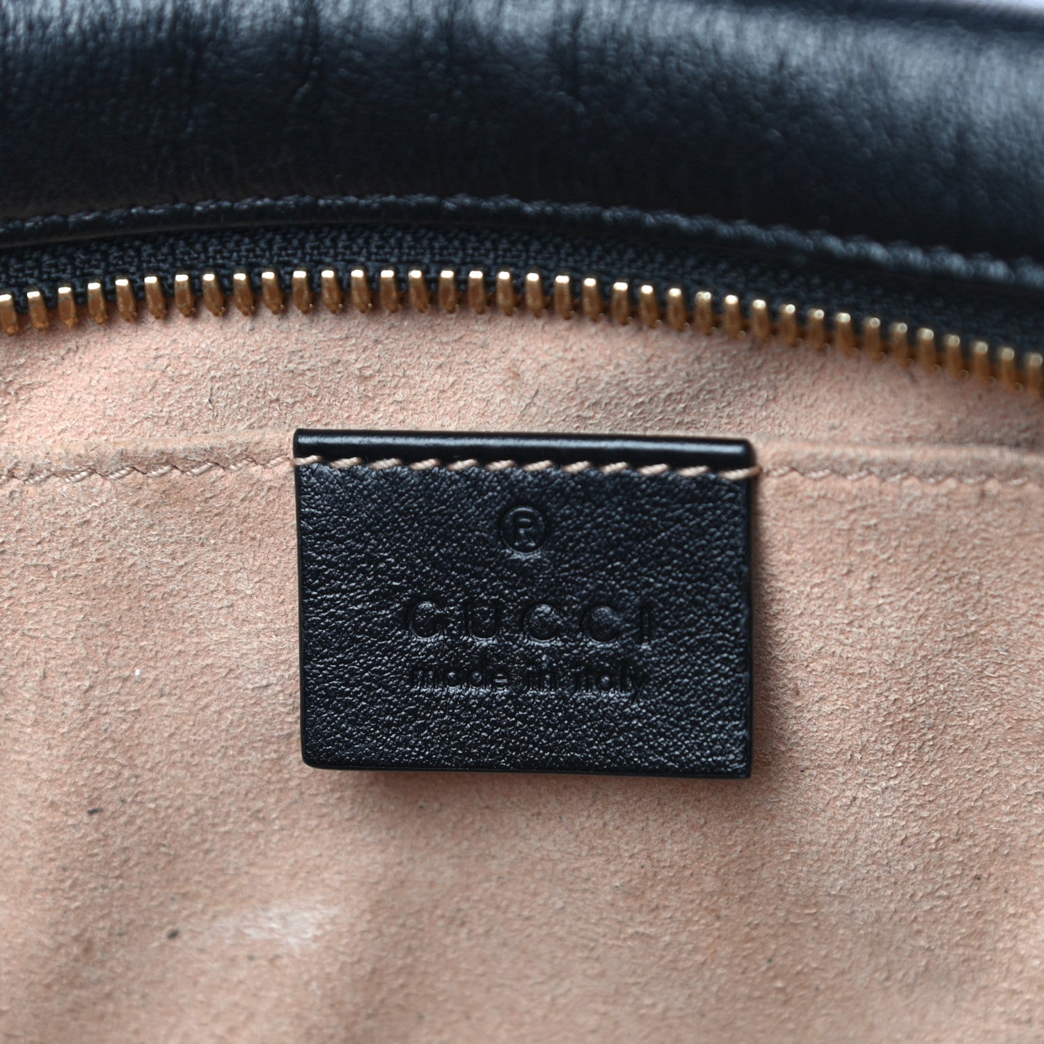Gucci Monogram Matelasse Diagonal Small GG Marmont Chain Shoulder Bag Beige Black 6 of 15