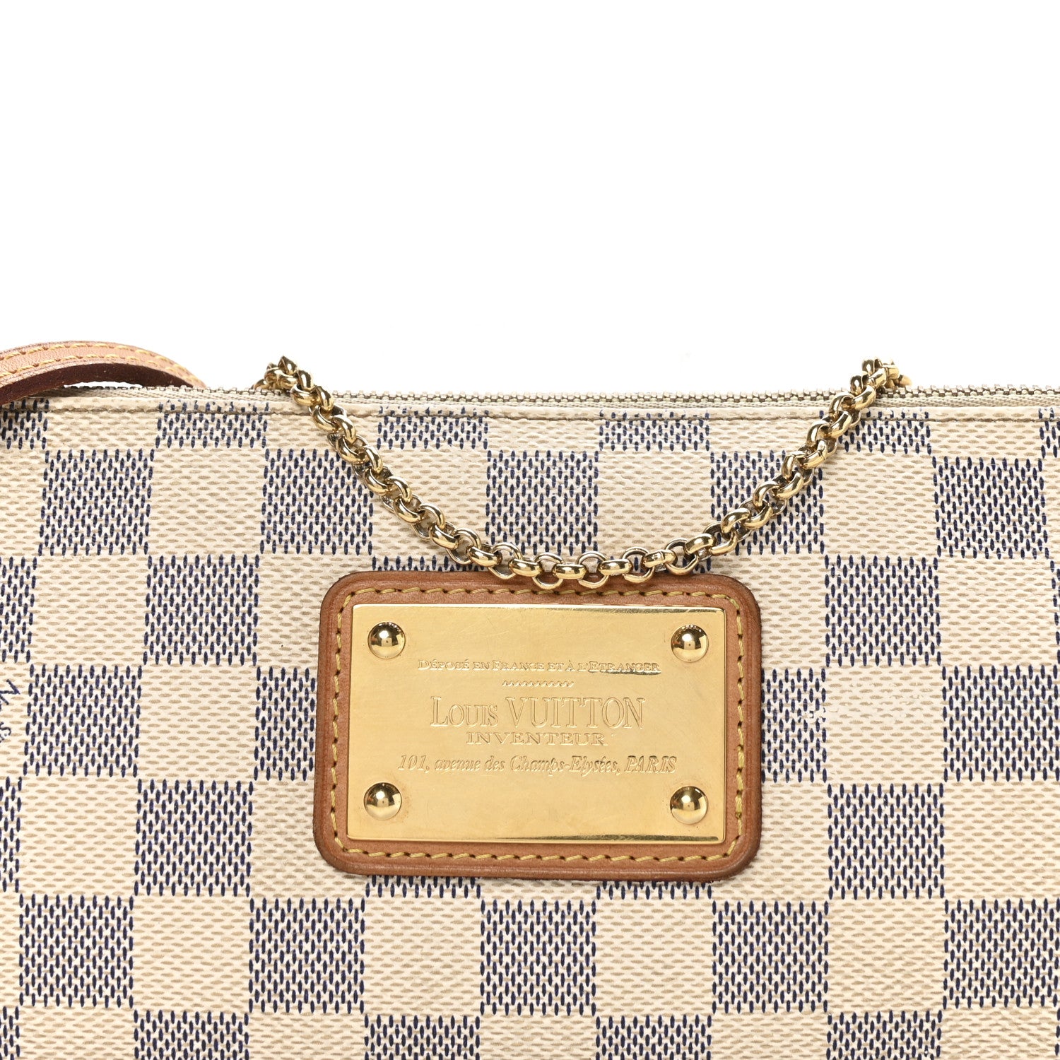 Louis Vuitton Damier Azur Eva Clutch 8 of 10